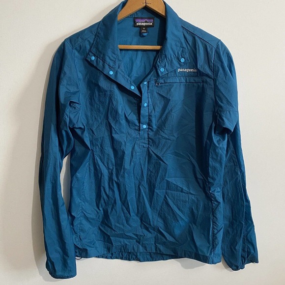 Patagonia Jackets & Blazers - Patagonia Houdini Pullover Medium Womens Windbreaker Nylon Lightweight Turquoise